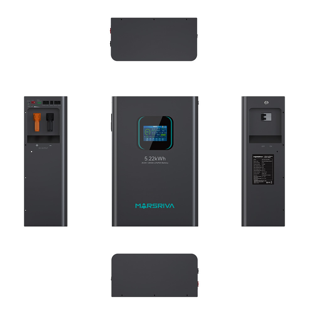 باتری لیتیوم 5.22 کیلووات ساعت (LiFePO4) MR-LFP24-200-WMD