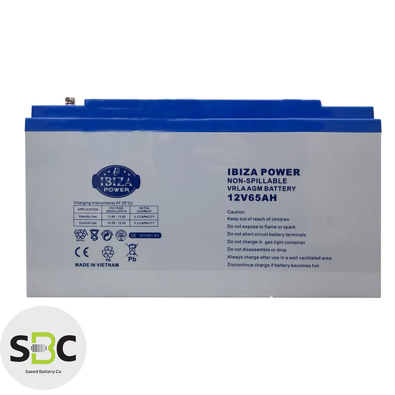 باتری Ibiza Power 12V 65Ah