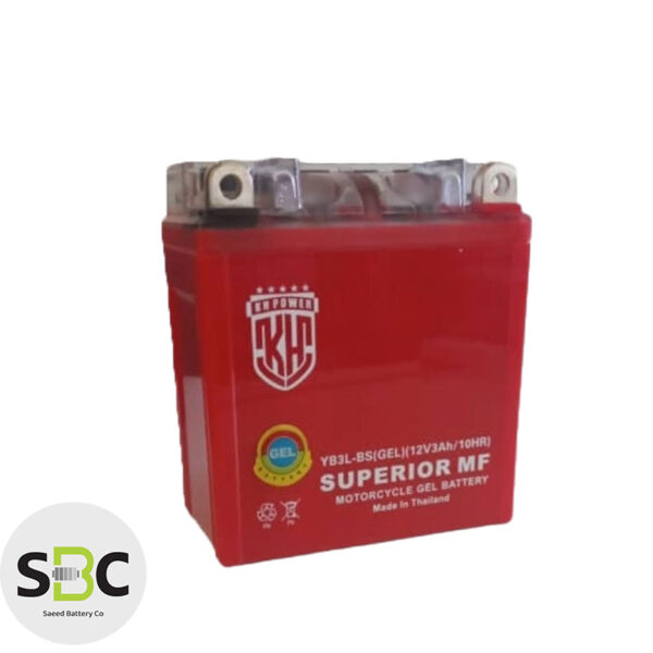 باتری موتورسیکلت 12 ولت 3 آمپر کی اچ پاور KHPOWER