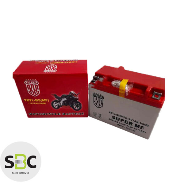 باتری موتورسیکلت 12 ولت 7 آمپر کی اچ پاور KH POWER