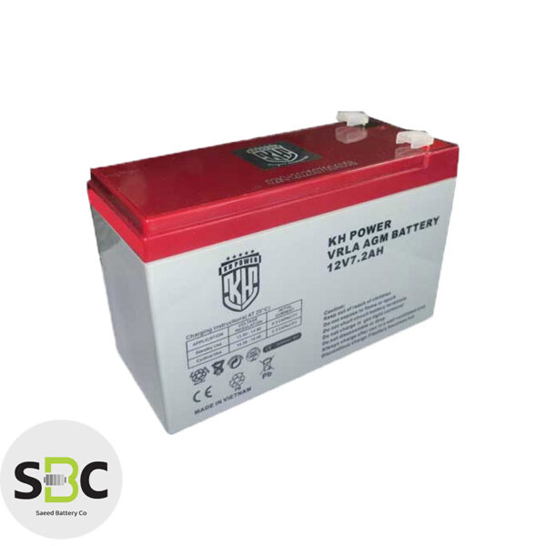 باتری 12 ولت 7.2 آمپر کی اچ پاور KH POWER