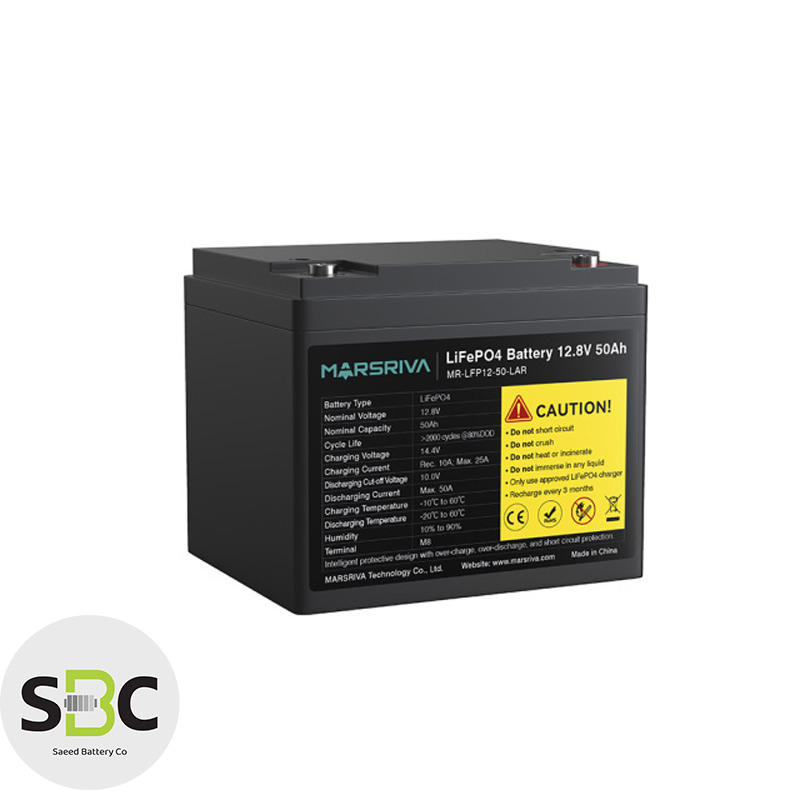 خرید باتري ليتويم آهن فسفات MR‑LFP12‑50‑LAR