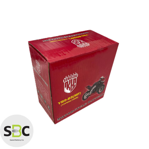 باتری موتورسیکلت 12 ولت 9 آمپر بلند کی اچ پاور KH POWER