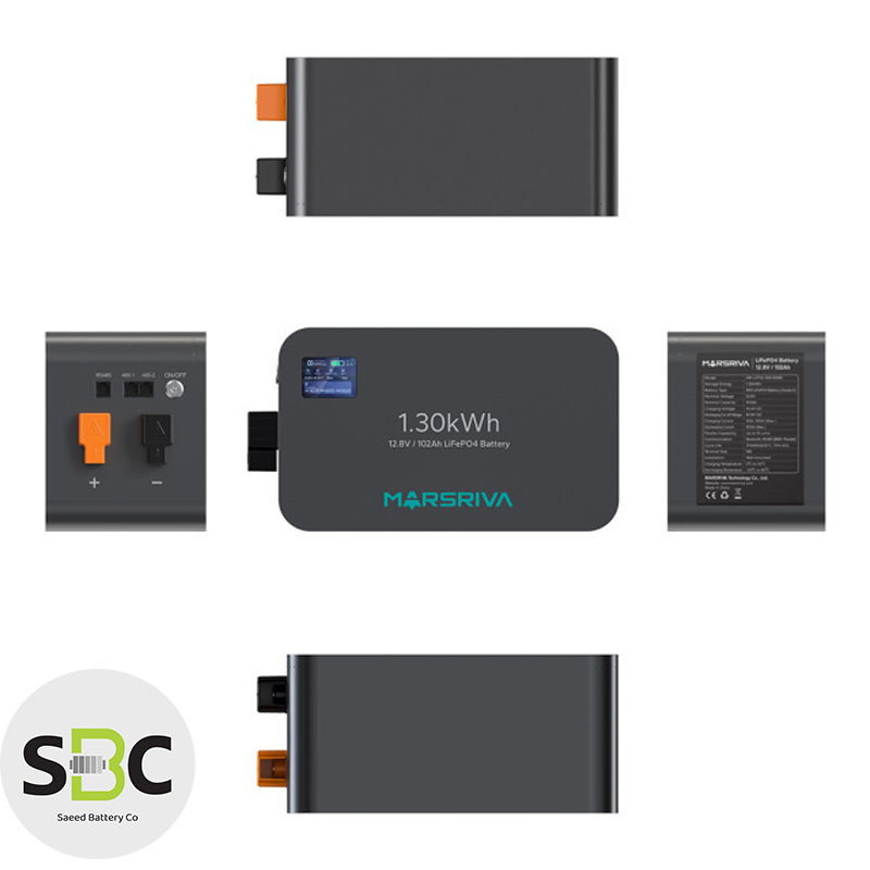باتری لیتیومی Marsriva MR‑LFP12‑100‑WMD - تصویر 5