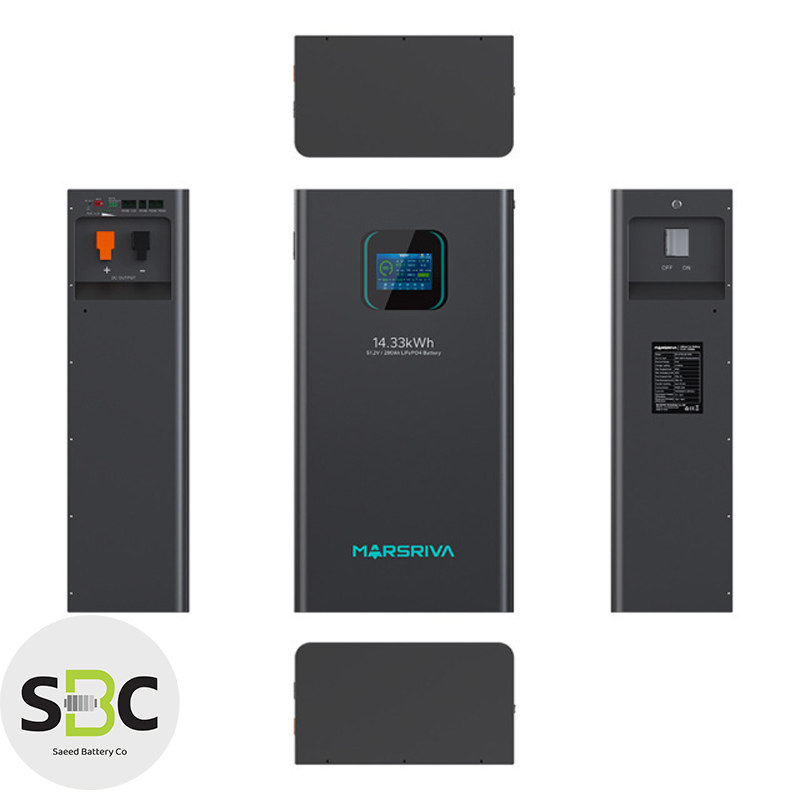 باتری لیتیومی Marsriva MR‑LFP48‑280‑WMD - تصویر 5